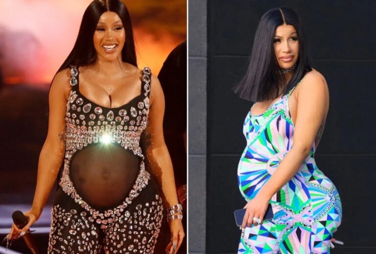 cardi b pregnant bet awards 2024